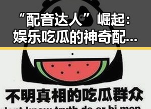 “配音达人”崛起：娱乐吃瓜的神奇配音软件体验